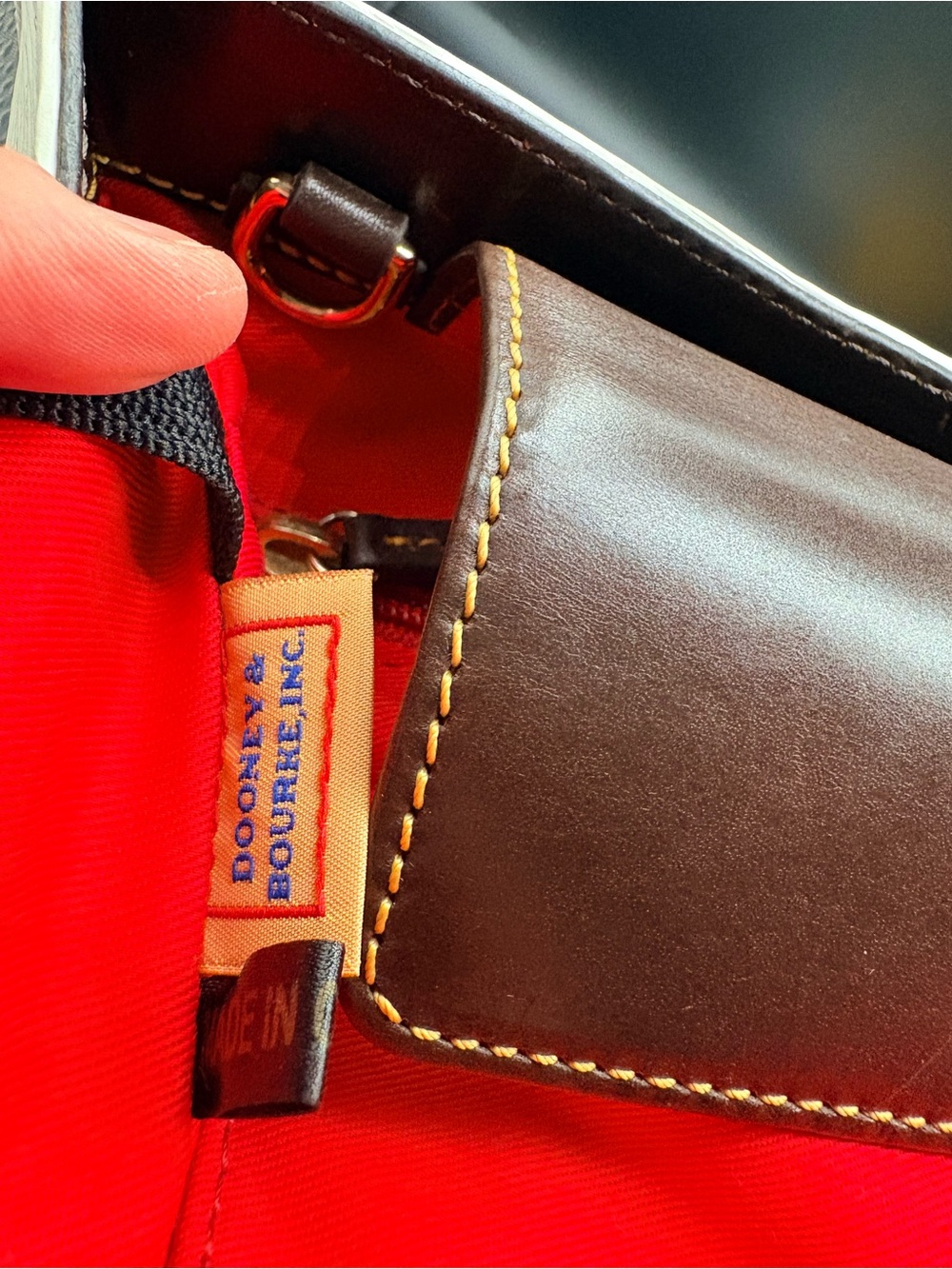 DOONEY & BOURKE Wexford Leather Janine Tote - Picture 8 of 15